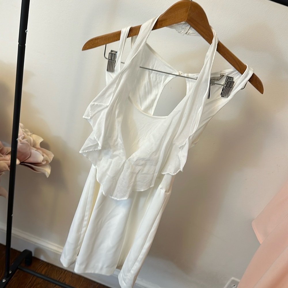 BCBG. White dress
